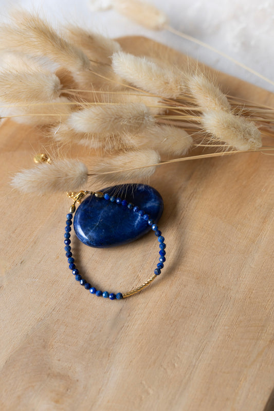 Bracelet Lou pierre de Lapis-Lazuli