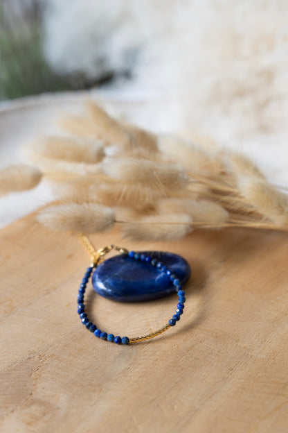 Bracelet Lou pierre de Lapis-Lazuli