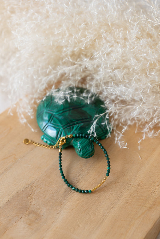 Bracelet Lou Malachite