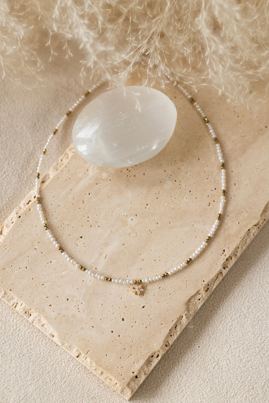 Collier Dalia en perles d'eau douce