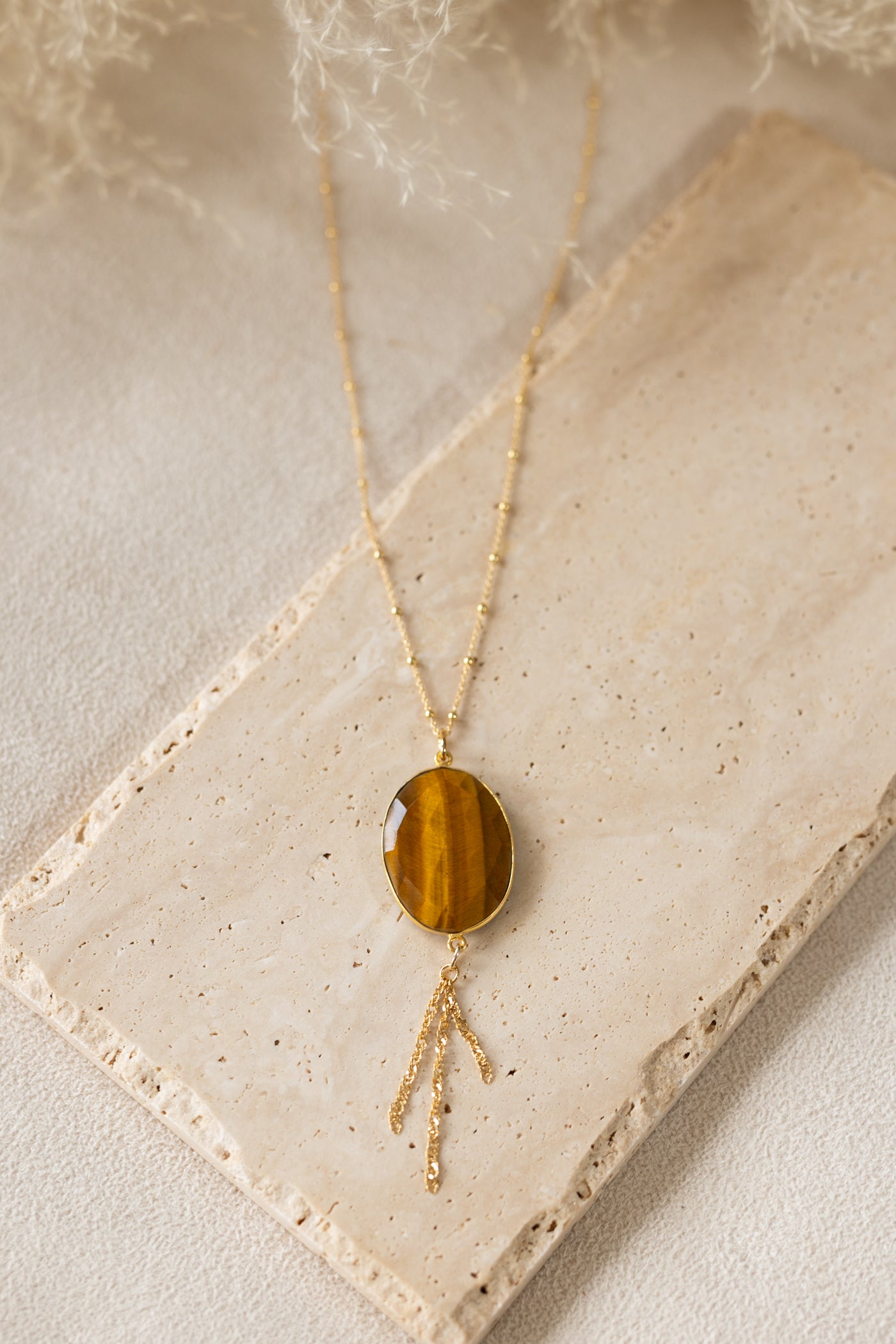 Collier Atlas oeil du tigre