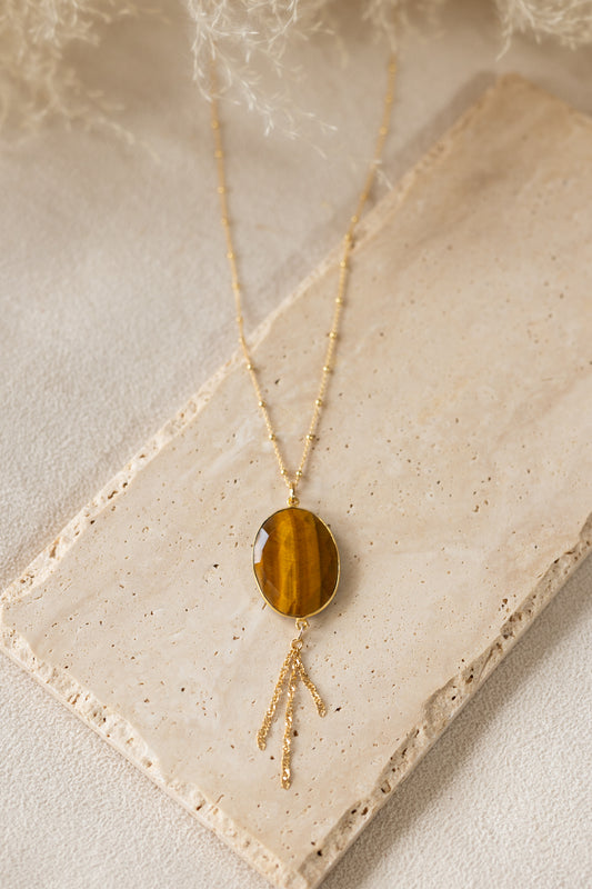 Collier Atlas oeil du tigre