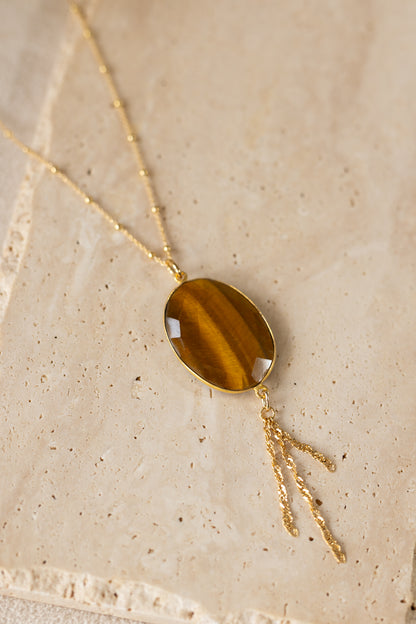 Collier Atlas oeil du tigre