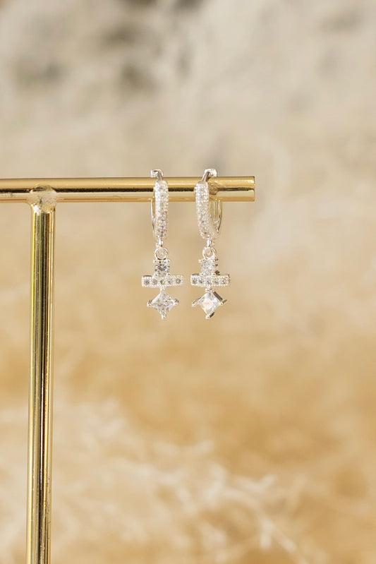 Boucle d'oreille Delf argent