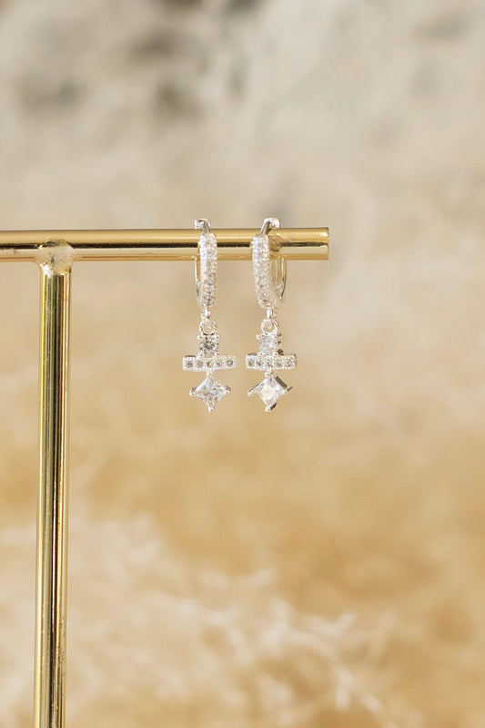 Boucle d'oreille Delf argent