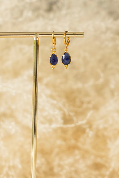 Boucles d'oreilles Milo Lapis-lazuli