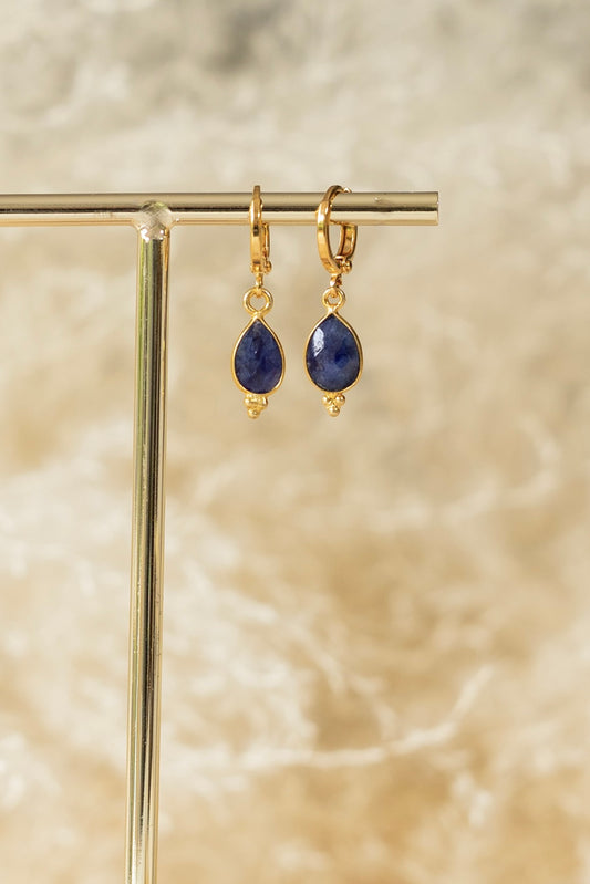Boucles d'oreilles Milo Lapis-lazuli