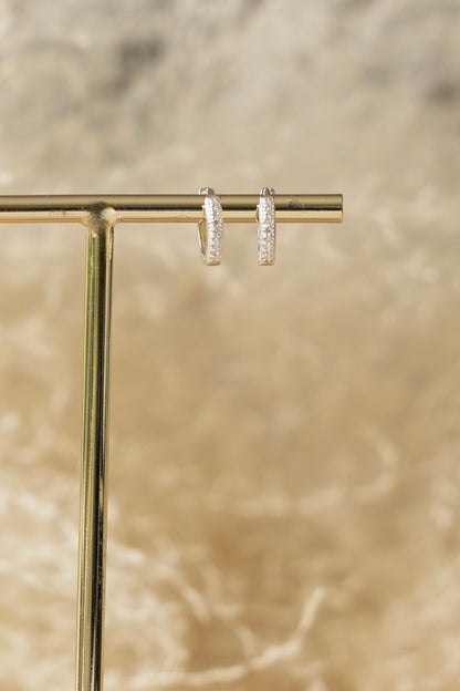 Boucle d'oreille Mia argent