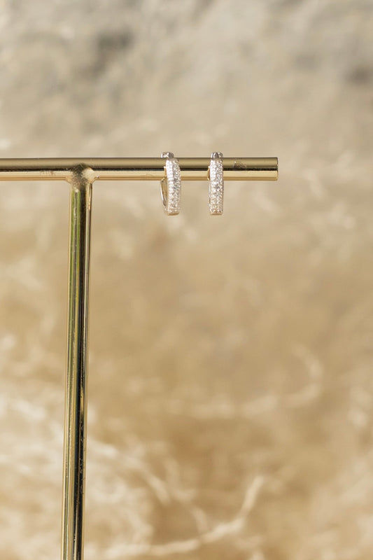 Boucle d'oreille Mia argent