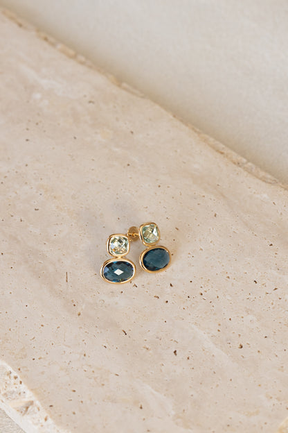 Boucles d'oreilles Azur