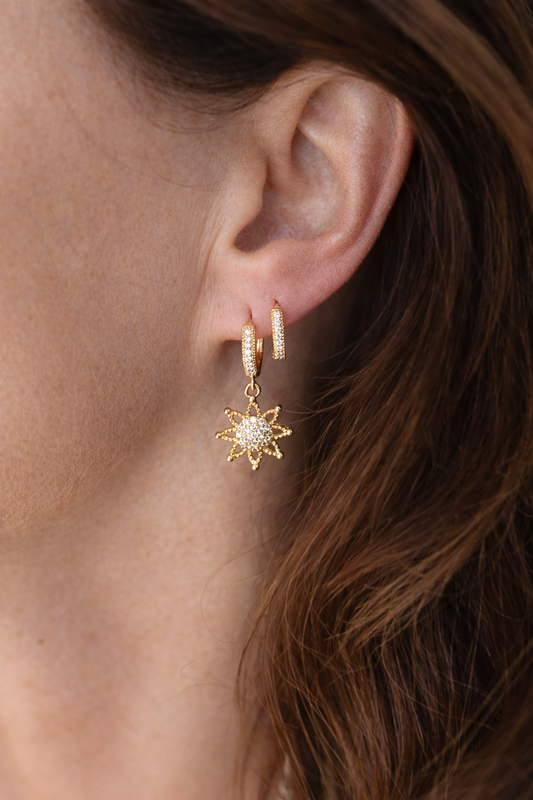 Boucles d'oreilles Sun
