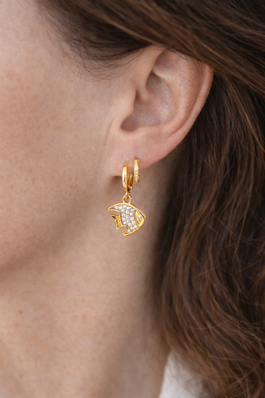 Boucle d'oreille Fish