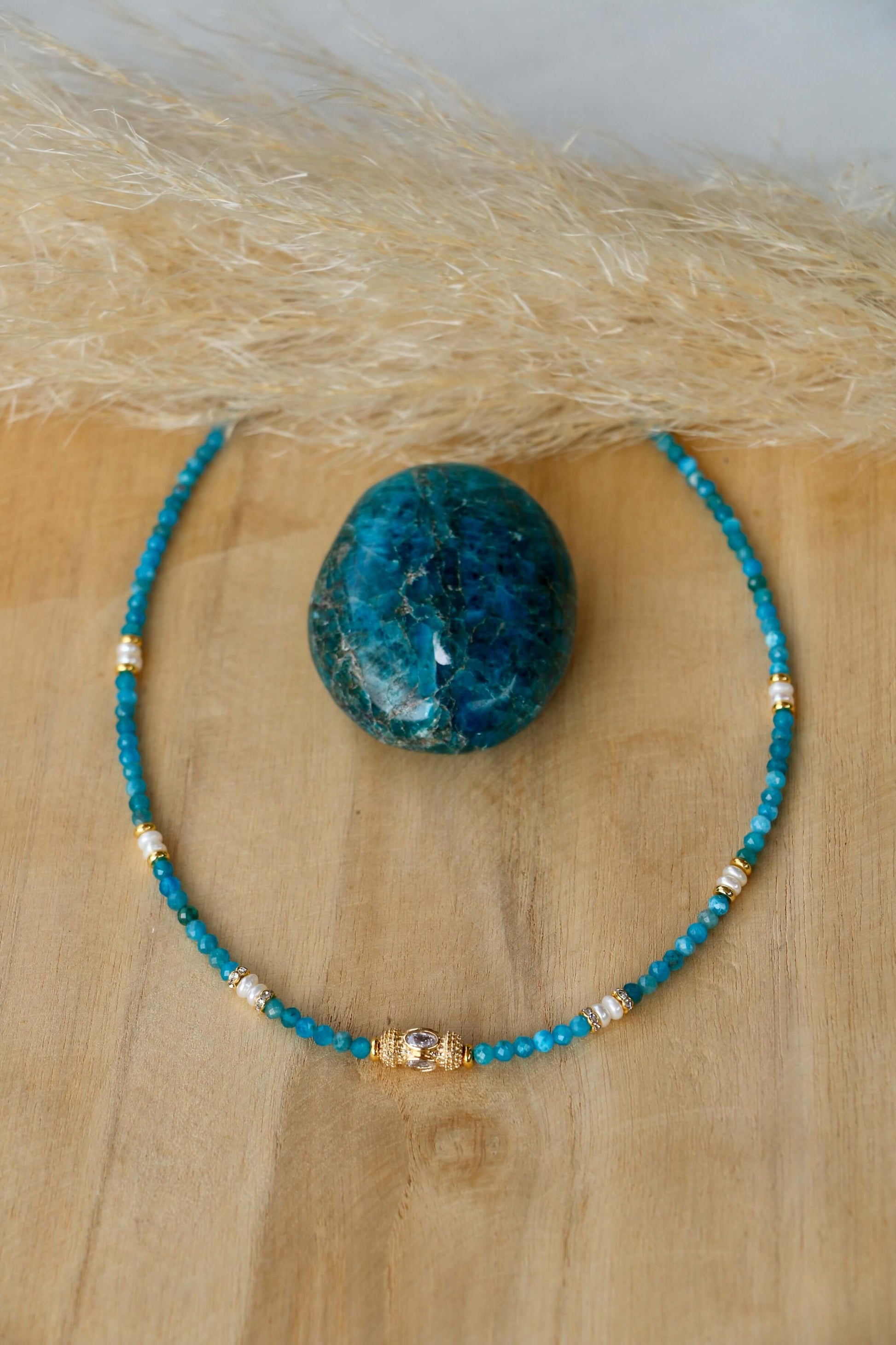 Collier Johan pierre Apatite