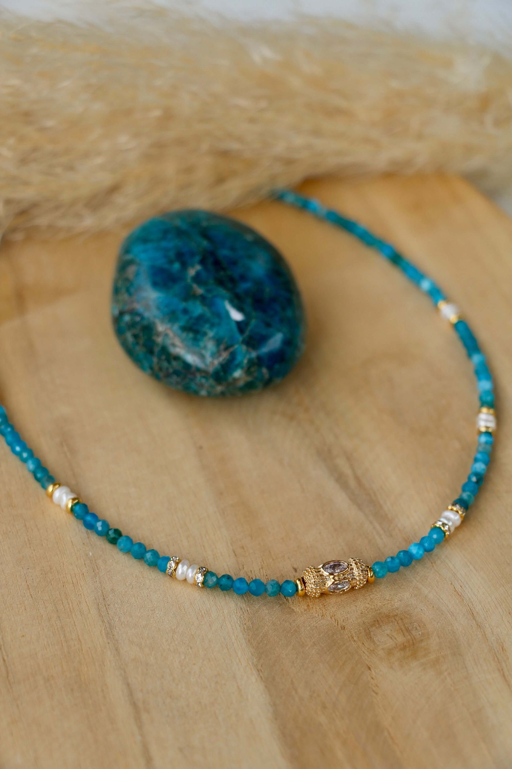 Collier Johan pierre Apatite