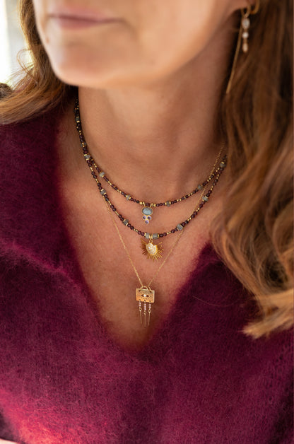 Collier chaîne Giulia or 14K, 3 microns