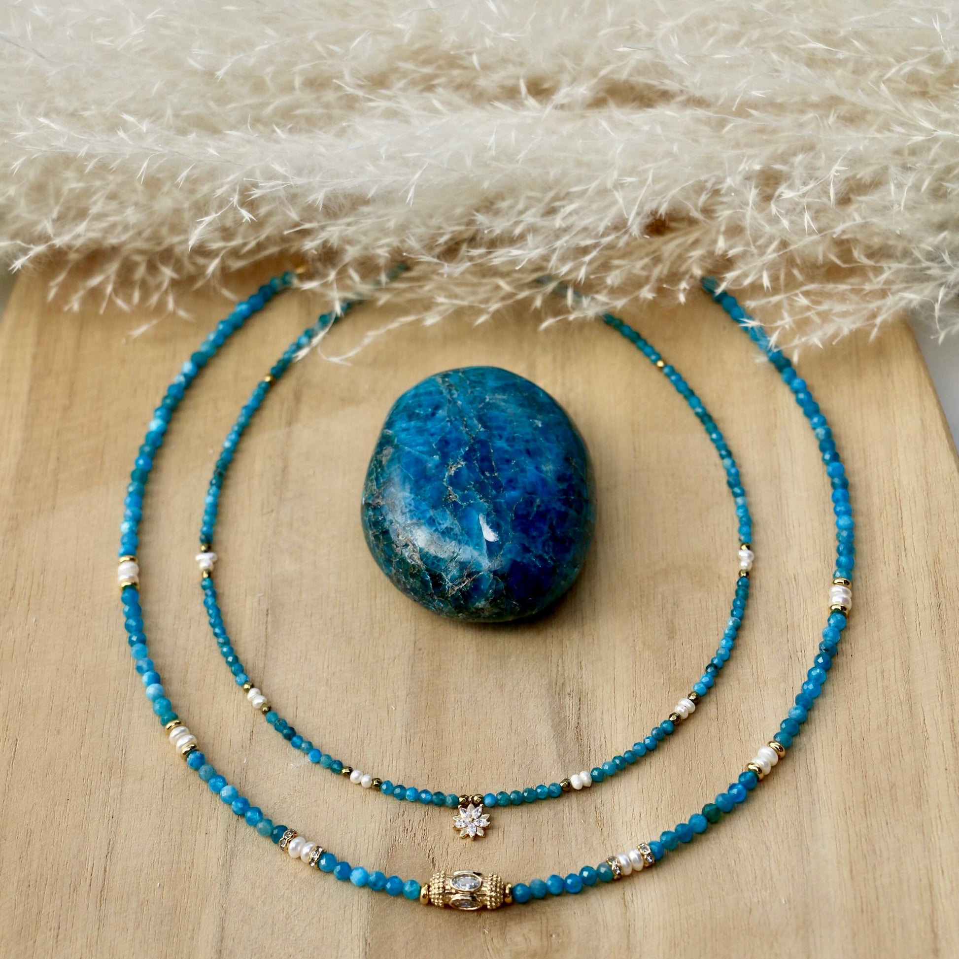 Collier Johan pierre Apatite