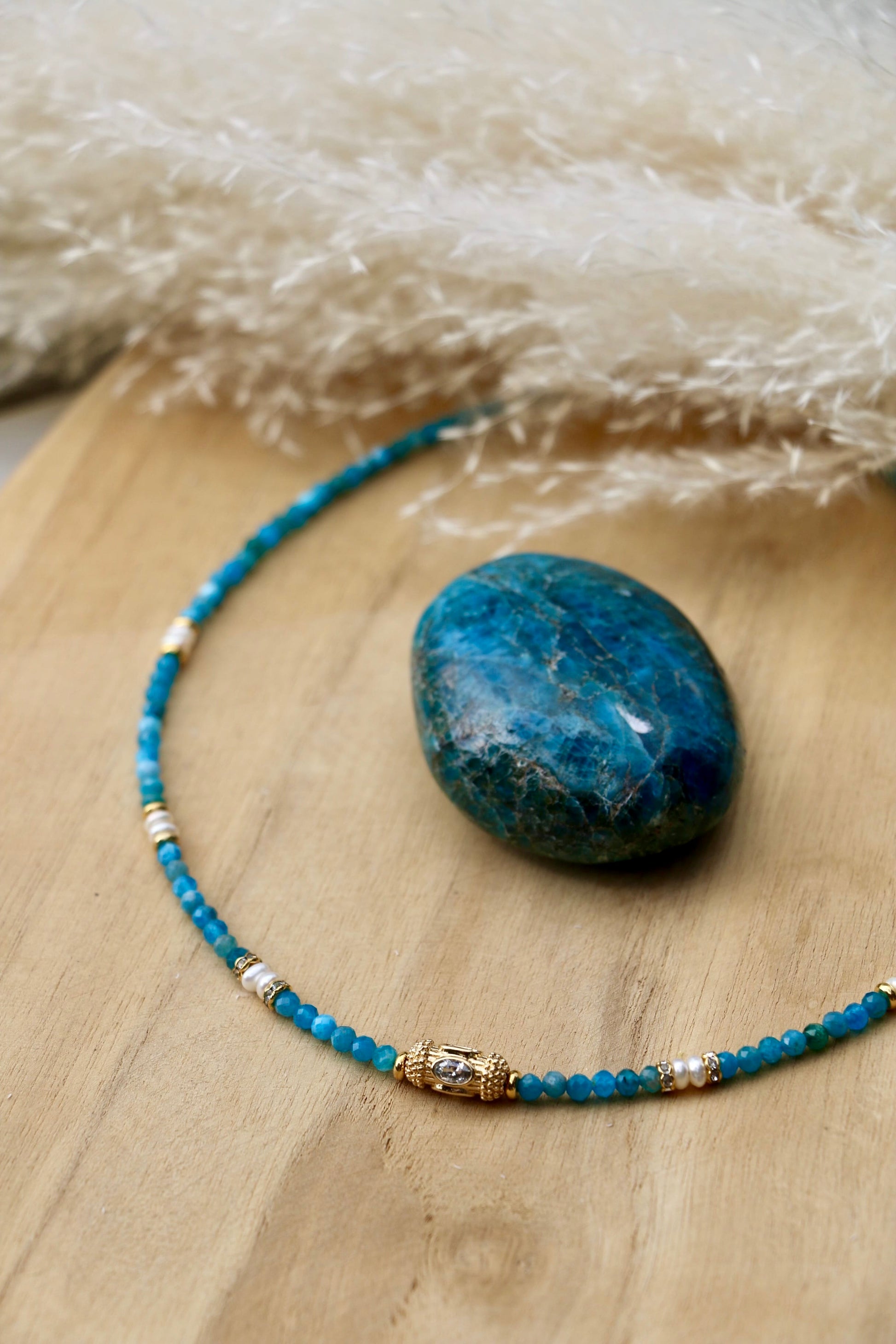 Collier Johan pierre Apatite