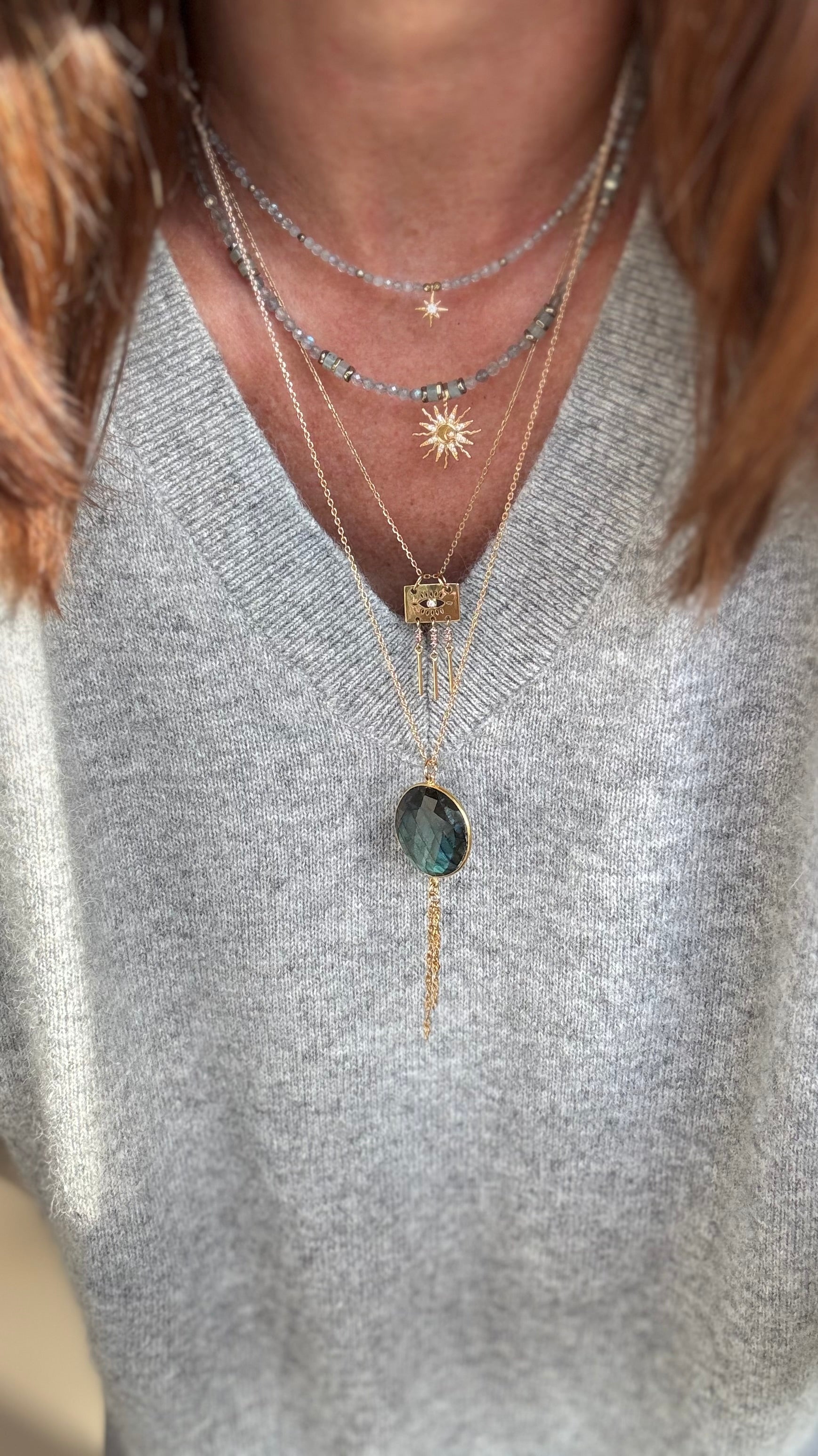 Collier Sélène Labradorite