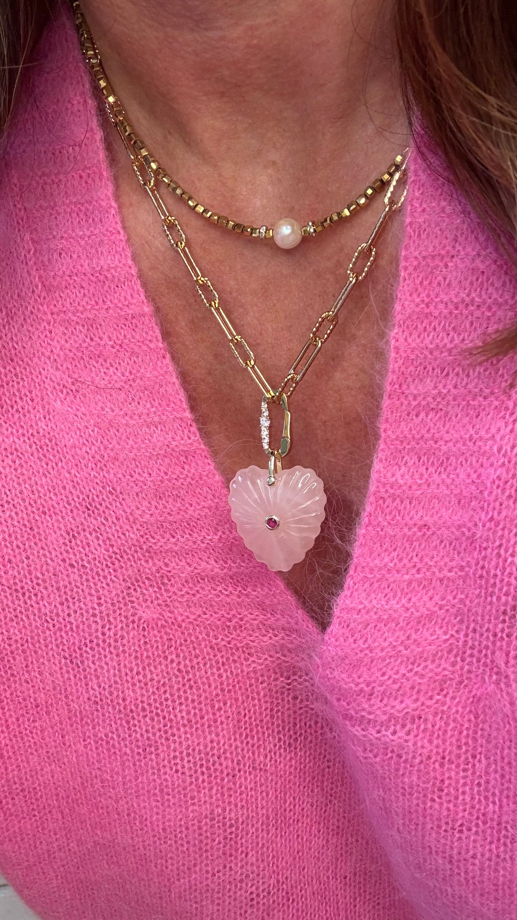 Collier chaîne Tally strass