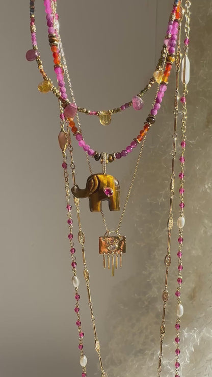 Collier Nala oeil du Tigre