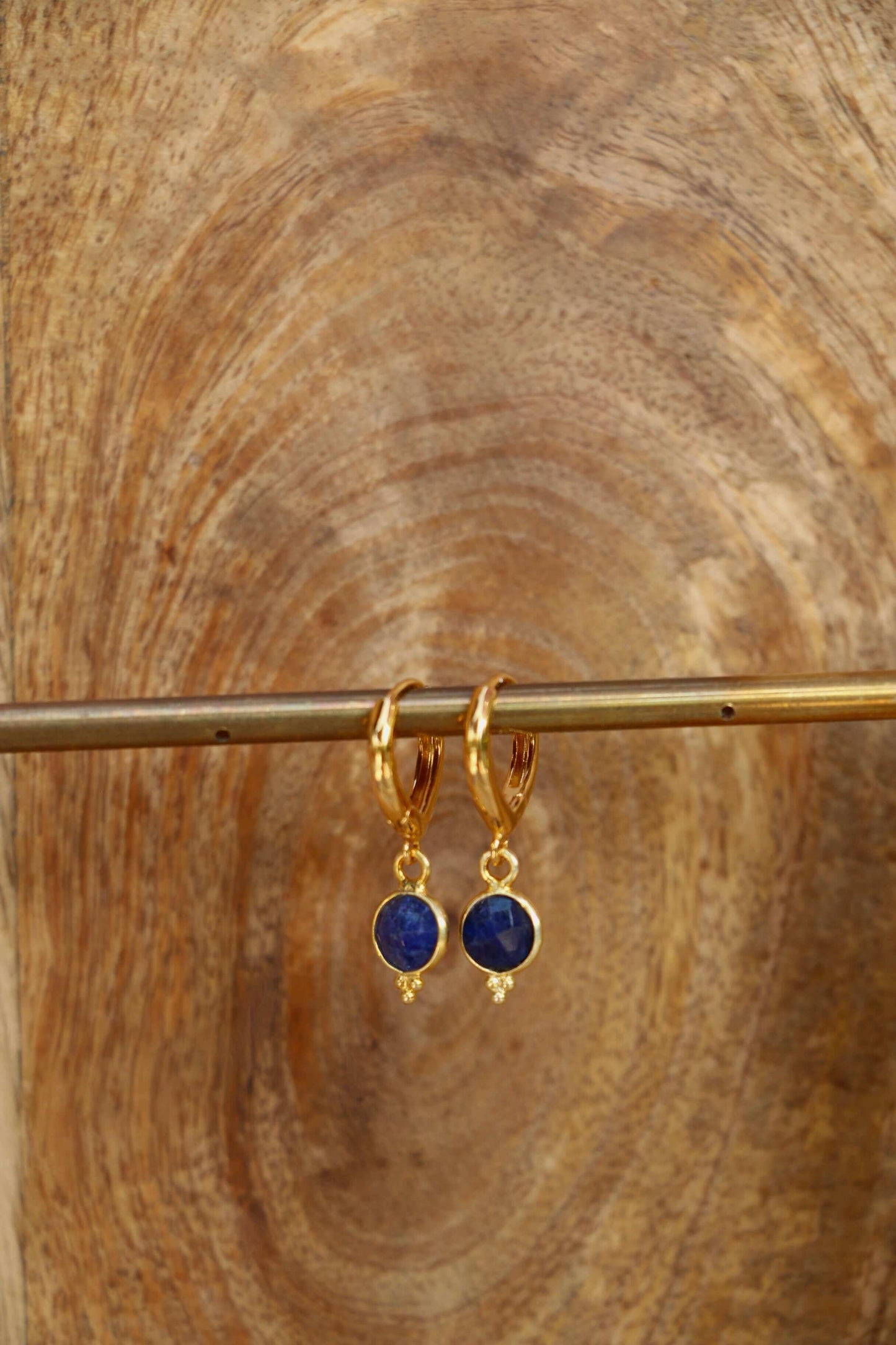Boucles d'oreilles Ninon Lapis-lazuli